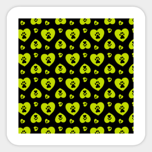 Dog Heart Sticker